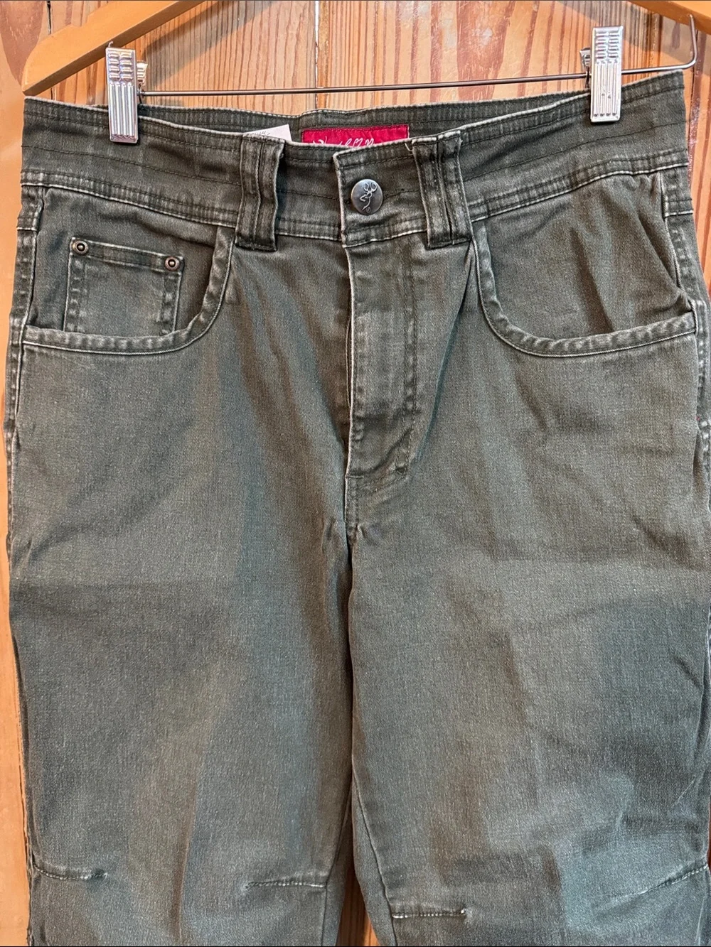 Men's Olive Green Jeans John browning 30x32
